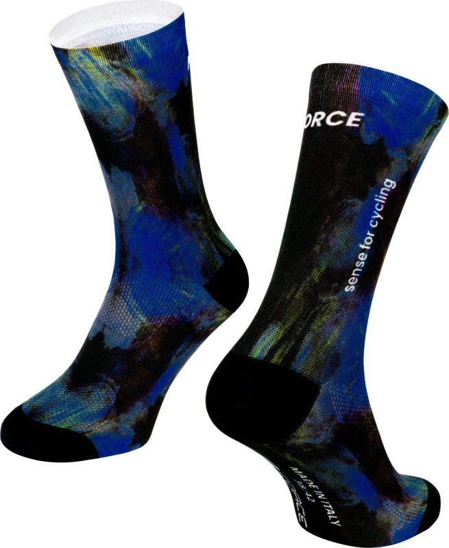 ponožky FORCE SUBLIME, fialovo-modré Velikost: L-XL / 43 -47