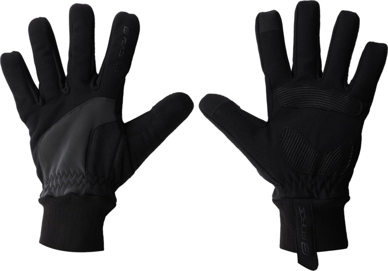 rukavice FORCE X82, černé Velikost: 3XL