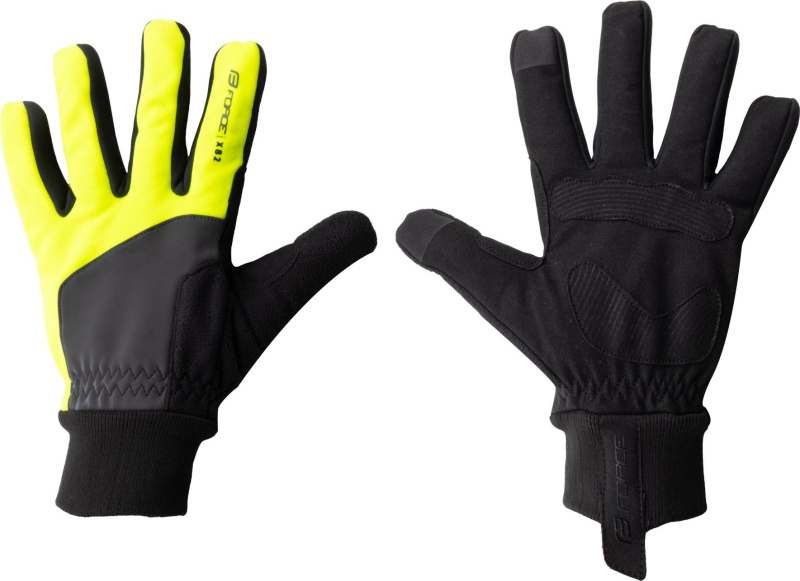 rukavice FORCE X82, fluo Velikost: 3XL