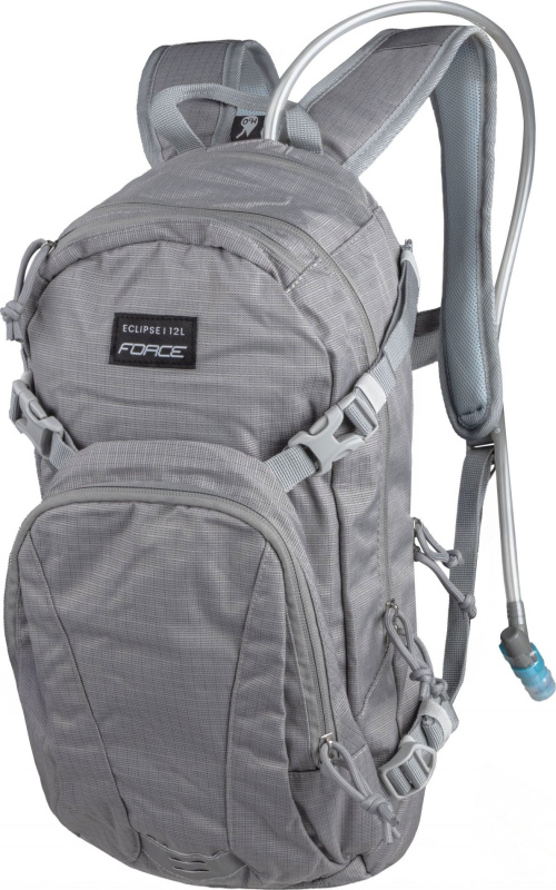 batoh FORCE ECLIPSE 12 l +2l rezervoár, šedý