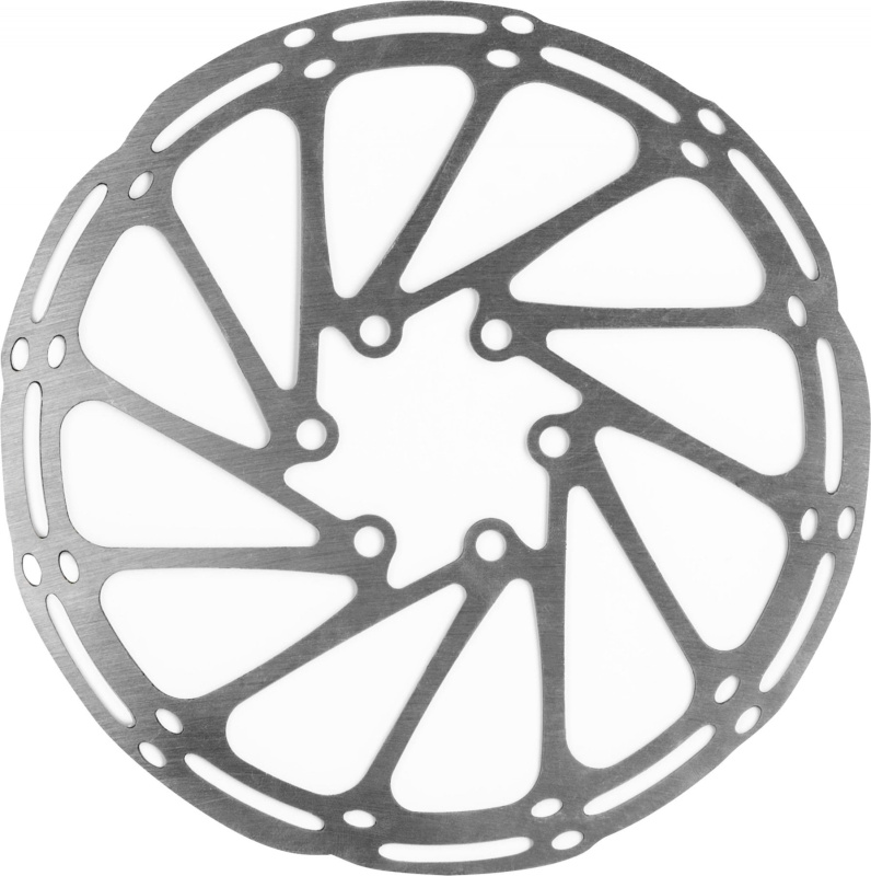 FORCE kotouč brzdový FORCE-8 160 mm, 6 děr, stříbrný