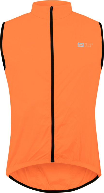 vesta FORCE WINDPRO, plná záda, oranžová Velikost: 3XL
