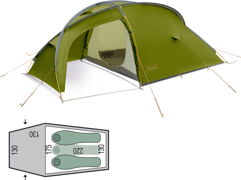 Turistický stan PINGUIN Summit 3