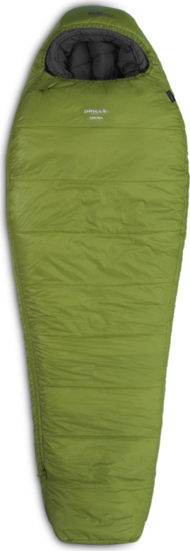 Letní spacák PINGUIN Micra CCS zelený Barva: green, Velikost: 175 cm, Zip: Levá