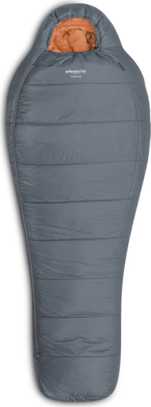Třísezónní spacák PINGUIN Topas CCS šedý Barva: grey, Velikost: 175 cm, Zip: Pravá