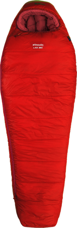 Letní spacák PINGUIN Lava 350 červený Barva: red, Velikost: 175 cm, Zip: Levá