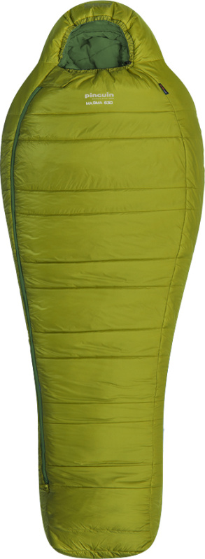 Třísezónní spacák PINGUIN Magma 630 zelený Barva: green, Velikost: 195 cm, Zip: Levá