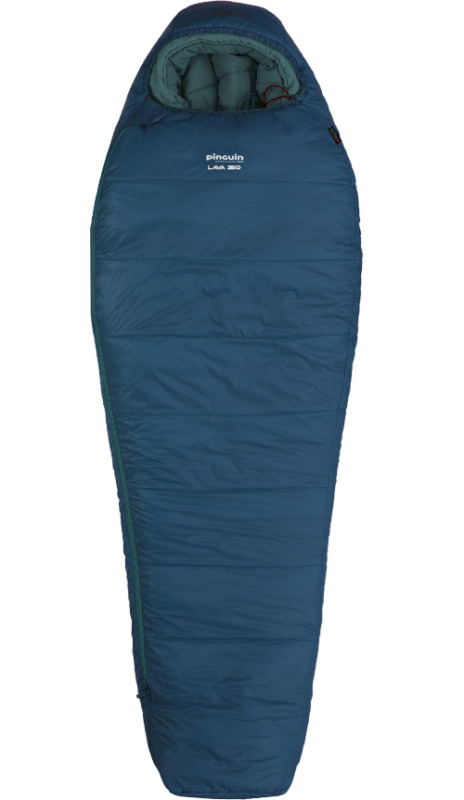 Lehký péřový spacák PINGUIN Lava 250 modrý Barva: blue, Velikost: 185, Zip: Levá