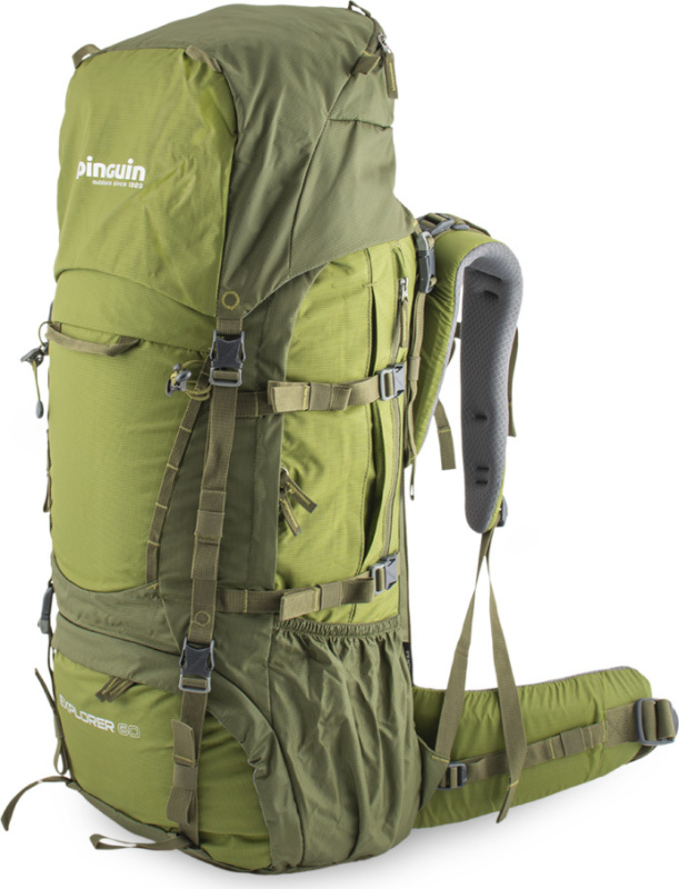 Dvoukomorový batoh PINGUIN Explorer 60  zelený