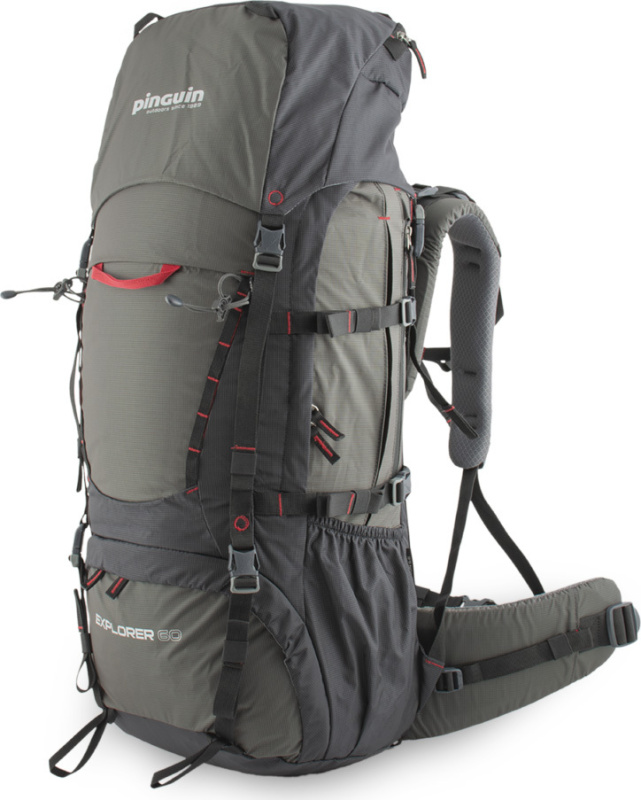 Dvoukomorový batoh Pinguin Explorer 60 černý