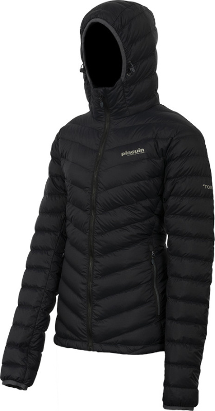 Dámská zateplená bunda PINGUIN Breeze Hoody černá Barva: black, Velikost: M