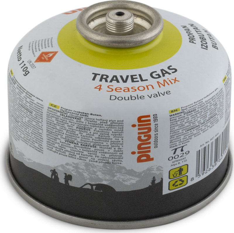 Plynová kartuše PINGUIN Travel Gas 110g