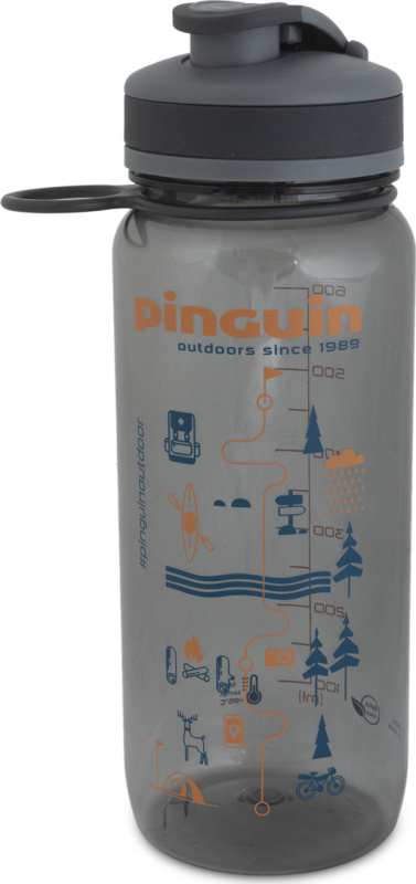 Láhev PINGUIN Tritan Sport Bottle 0,65L šedá