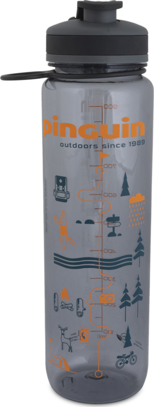 Láhev PINGUIN Tritan Sport Bottle 1,0L šedá
