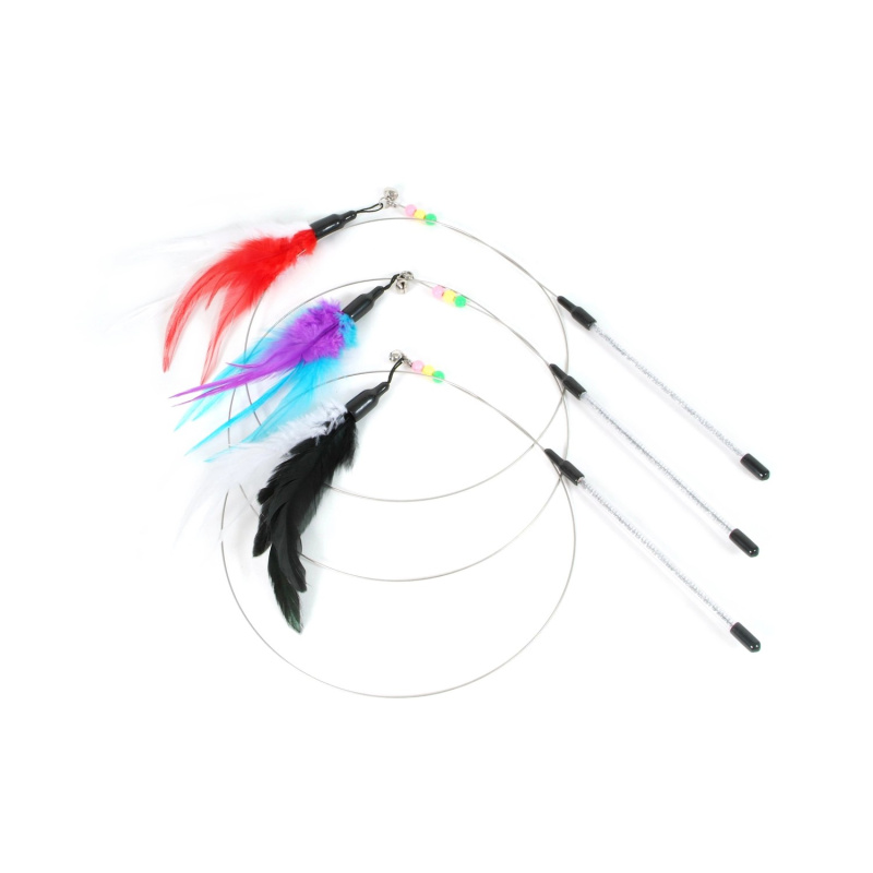 Olala Pets Hračka pro kočky - mávátko udice s přívěskem