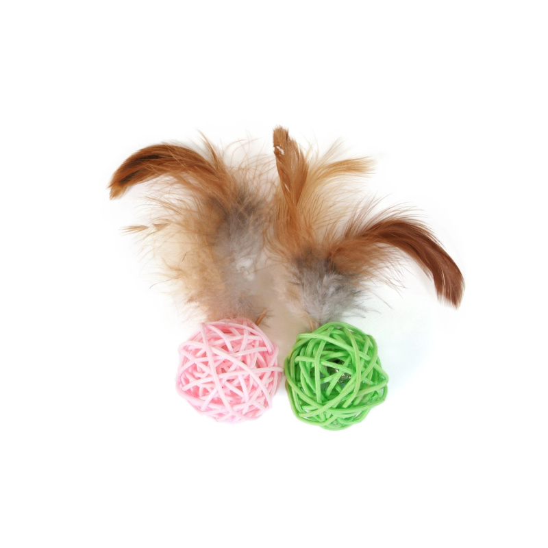 Míček klubíčko s peřím