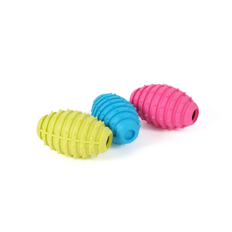 Olala Pets Gumové kousátko pro psa - rugby 10 cm
