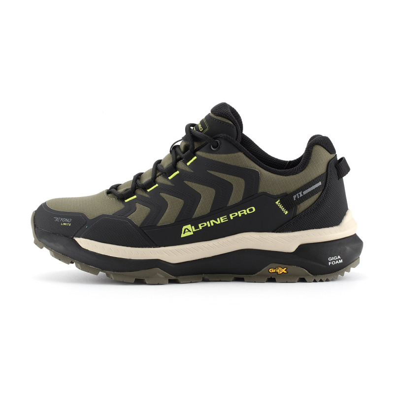 Outdoorová obuv s giga boom a ptx membránou alpine pro brale zelená 42