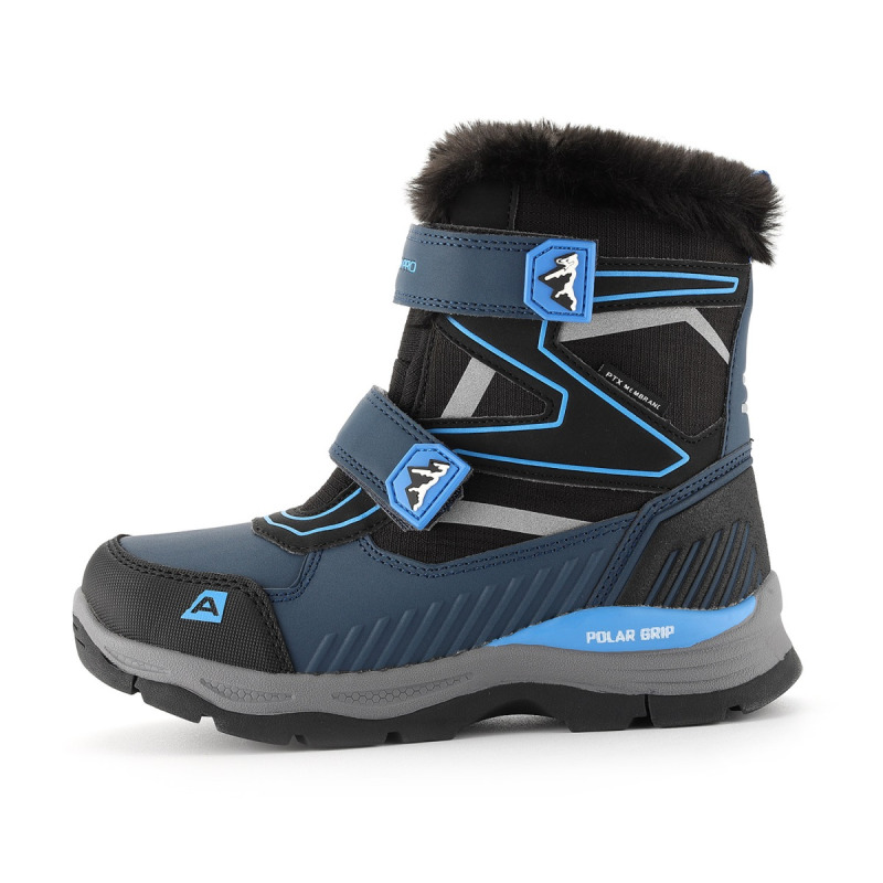 Dětská zimní obuv s ptx membránou alpine pro erabo modrá 30