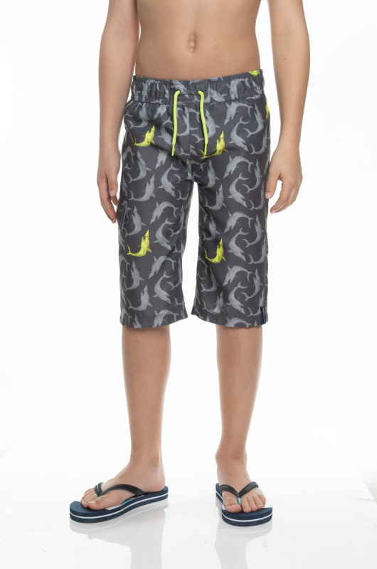 Chlapecké plavecké šortky SAM 73 Benito šedé Velikost: 140 - 146