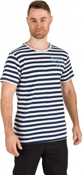 Pánské triko SAM 73 s krátkým rukávem bílé Velikost: L