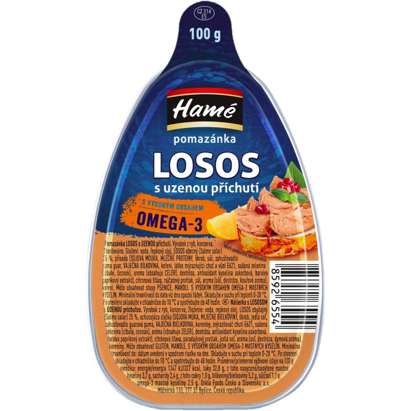 Hamé pomazánka losos uzená 100g