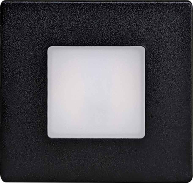 Svítidlo LED Greenlux Decently 1,7 W černá čtvercové