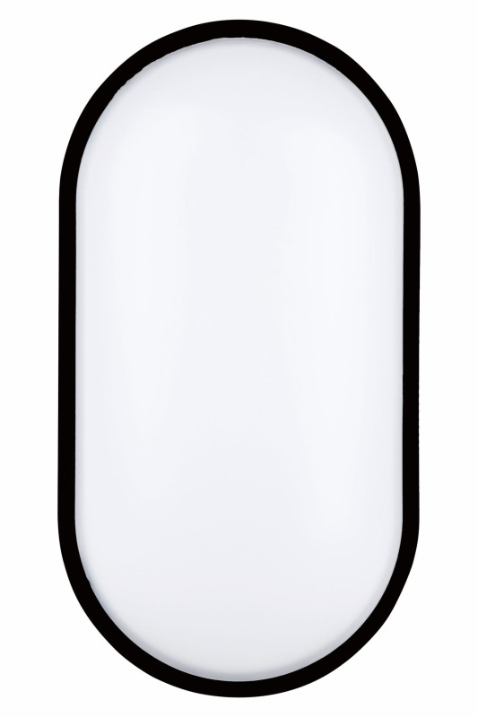 Svítidlo LED přisazené oválné GREENLUX DARA B 20W, neutrální bílá, černá