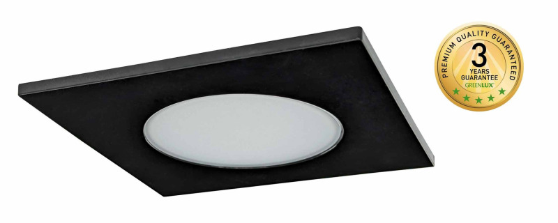 Svítidlo LED bodové GREENLUX LED BONO-S černá 5W, teplá bílá