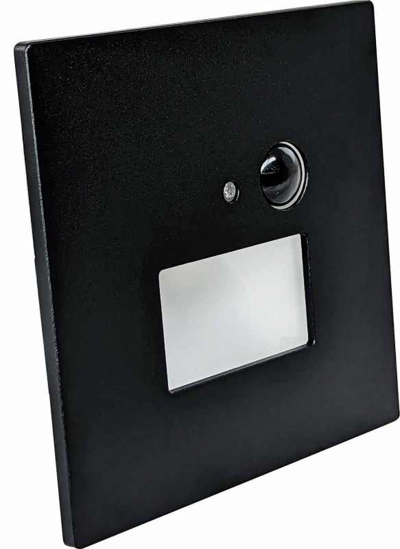 Svítidlo LED s čidlem pohybu a soumraku Greenlux Jack PIR 1,5 W černá