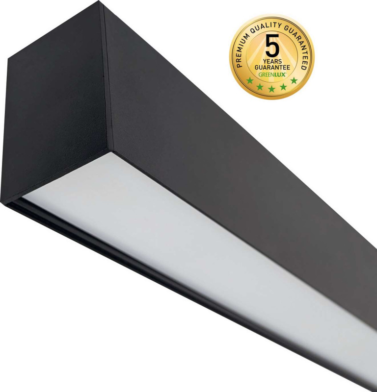 Svítidlo LED lineární GREENLUX VECTOR 150 50/42/36/28W černá 3CCT ADJ