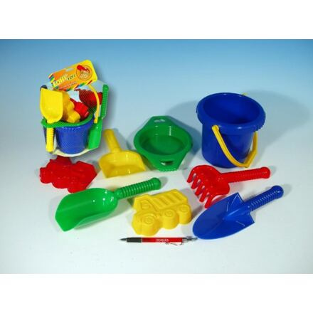Teddies Kbelík sítko lopatka 2 bábovky