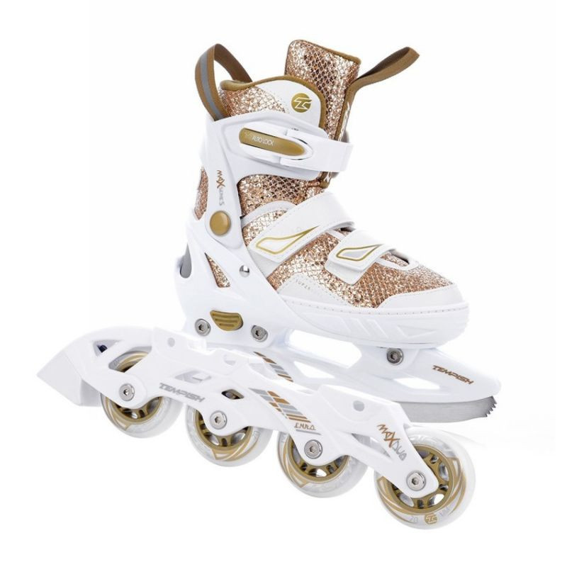 Brusle, nastavitelné brusle Tempish Enbo Duo Girl Gold Jr 13000008259 33-36