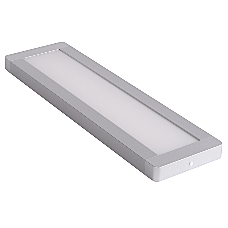 Přisazené LED svítidlo ALENA, 25 W, 2100 lm, 4000 K, stříbrná, 54,7 x 16,1 cm