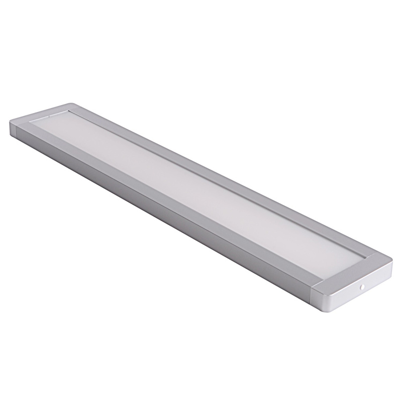 Přisazené LED svítidlo ALENA, 35 W, 3000 lm, 4000 K, stříbrná, 84,7 x 16,1 cm