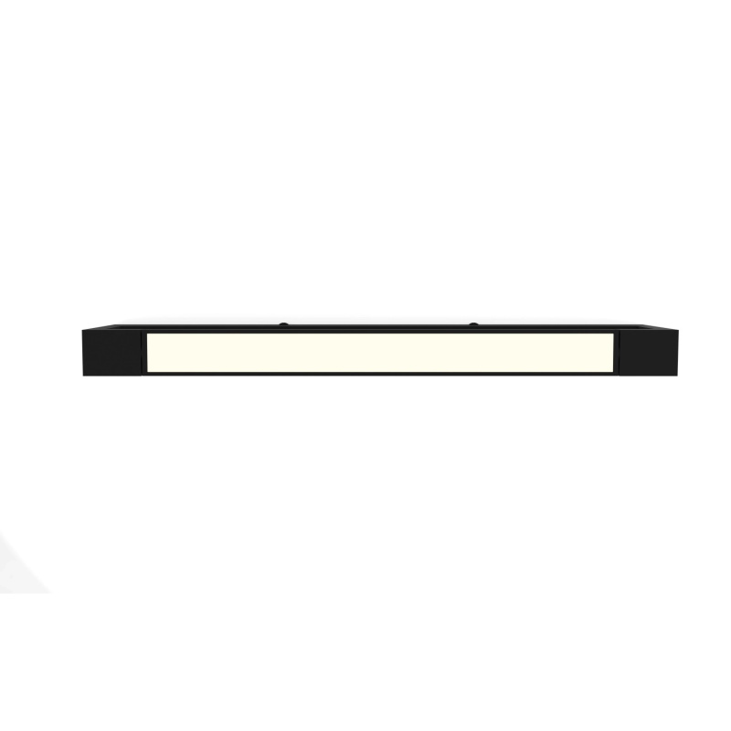 EURAKLES LED koupel.svítidlo MIRROR černé 12W 620lm 4000K IP44 450 x 35 x 100 mm