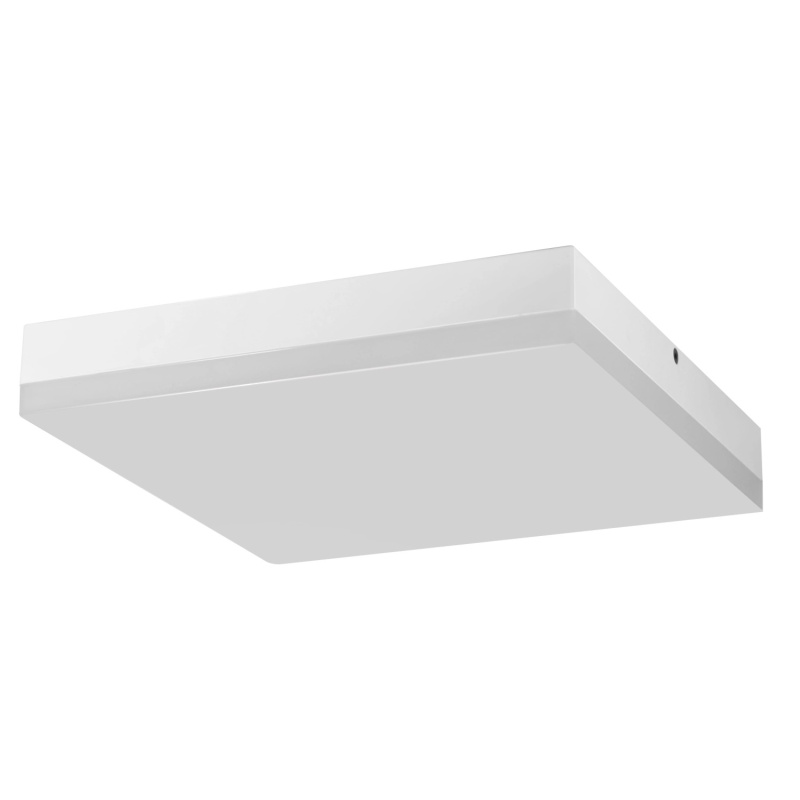 EURAKLES LED svítidlo 12W, 800lm, 4000K, IP44, bílé, 22 x 22 x 5,1 cm