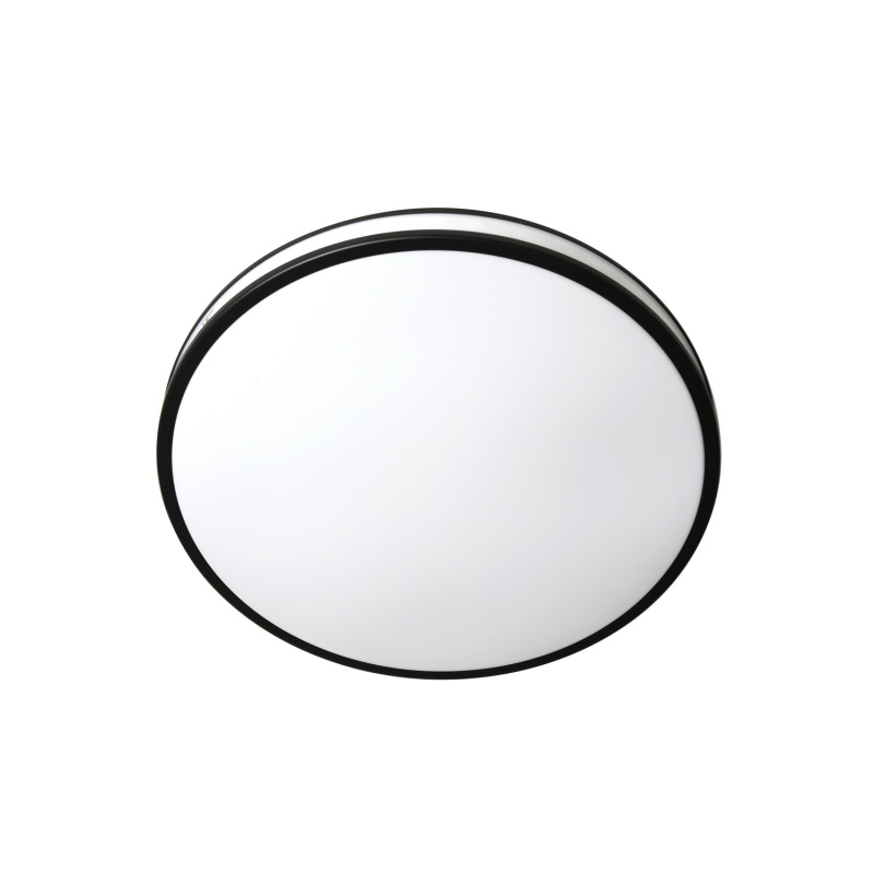 EURAKLES LED stropní svítidlo RETRO, 18W, 1440lm, IP44, antracit, pr. 33 x 5,5cm