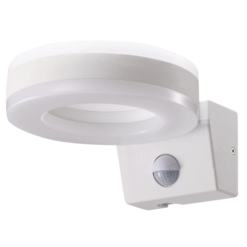 Venkovní nástěnné LED svítidlo NIKKI s pohyb. senzorem, 20 W, IP65, pr. 20 cm