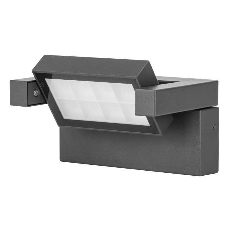 Venkovní svítidlo LUISA 12W 1000lm 4000K IP65 antracit 170 x 90 x 112 mm