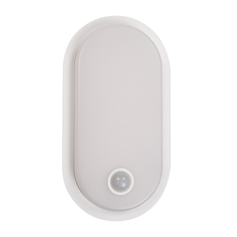 EURAKLES LED svítidlo s pohyb.senz. DARJA CCT 18W 1900lm IP65 bílá 21,2 x 11,4cm