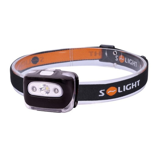 LED čelová svítilna 3W + červené světlo 3xAAA