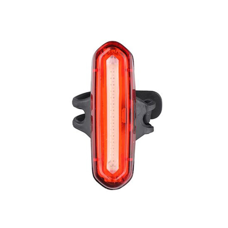 Solight LED zadní cyklo světlo nabíjecí, 3 W COB, černo-červená