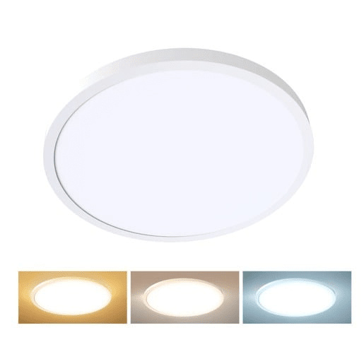 LED stropní svítidlo Solight bílá hliník/plast WO28-W