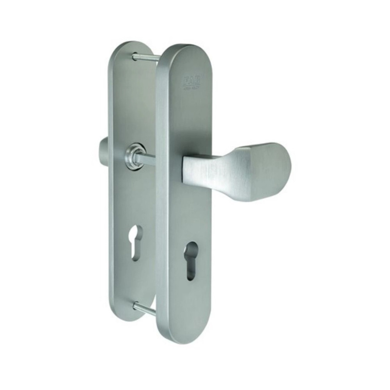 Kování štítové bezpečnostní FAB BK305/72 madlo/klika IROX