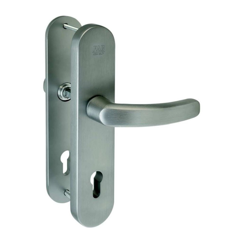 Kování štítové bezpečnostní FAB BK301/90 klika/klika IROX