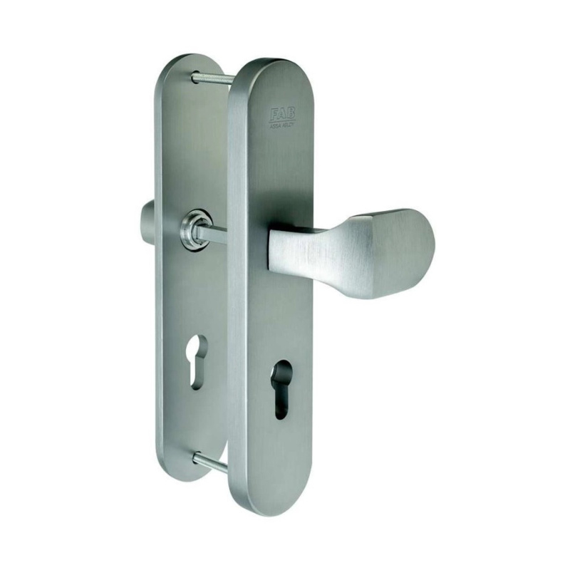 Kování štítové bezpečnostní FAB BK305/90 madlo/klika IROX