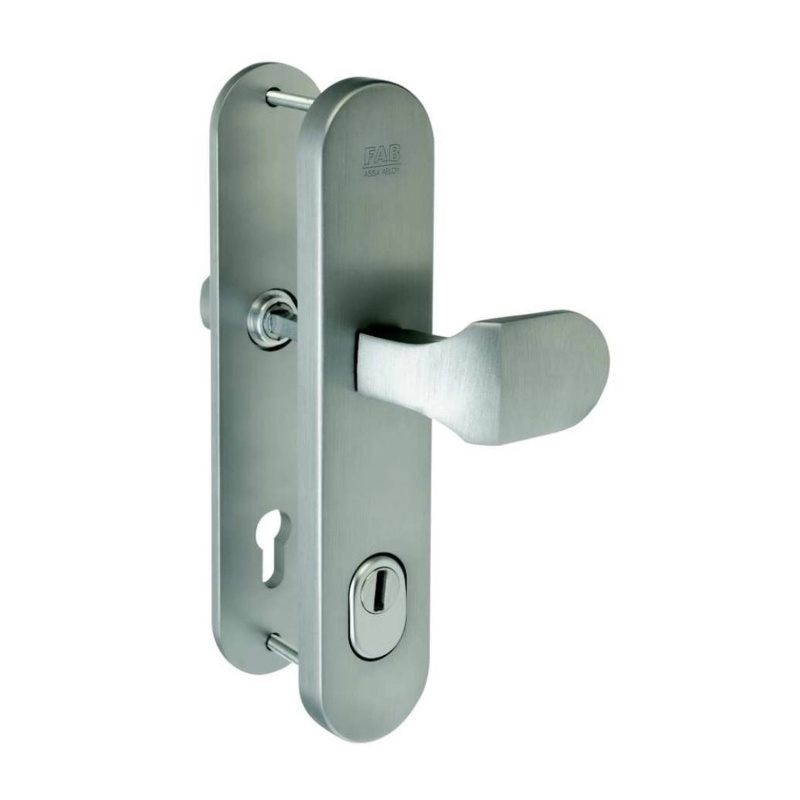 Kování štítové bezpečnostní FAB BK325/90 madlo/klika CP IROX