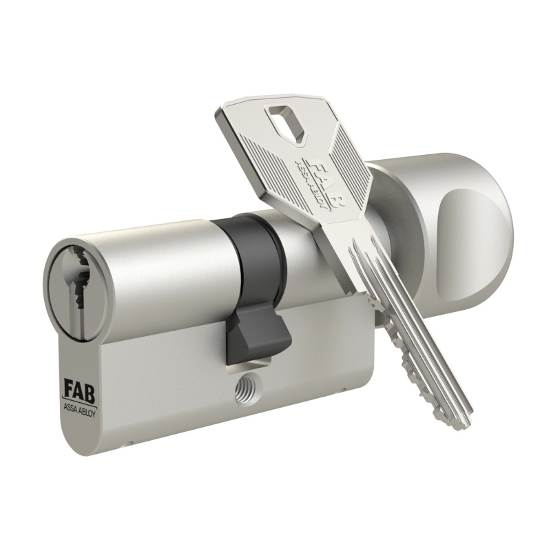 FAB 3***PROFI Knoflíková cylindrická vložka 3P.02/DKvNs 45+50, 5 klíčů