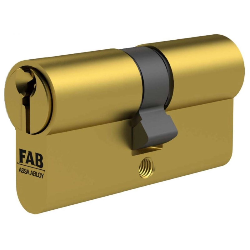 FAB Stavební cylindrická vložka FAB1HOME 30/35, 3 klíče, mosaz, blister